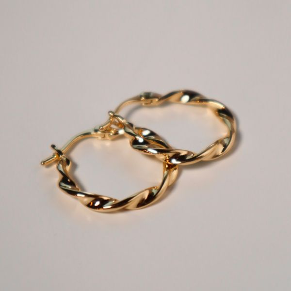 Artsy Huggie Hoops
